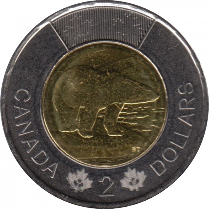 2 dollars , Canada (2 dollars)