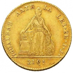 Chile 2 Escudo - Reverse