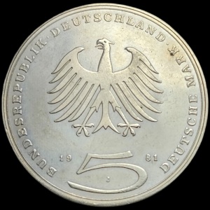 Deutschland 5 Mark - Obverse