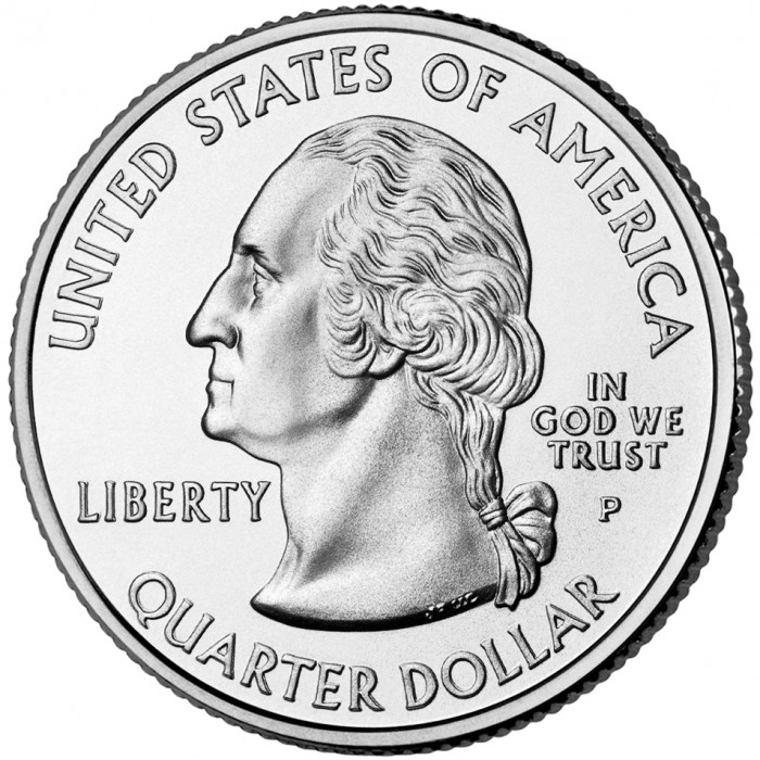¼ Dollar , USA (Louisiana State Quarter)