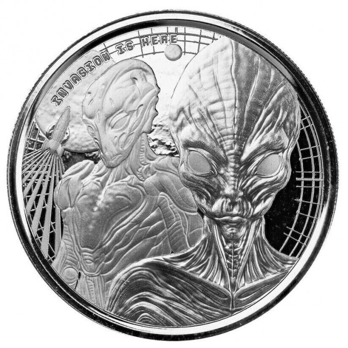 20 седи , Гана (Инопланетянин /Brilliant uncirculated/)