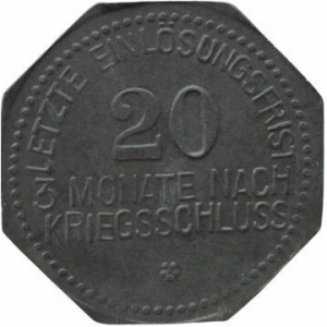 Deutschland (Notgeld) 20 Pfennig - Reverse