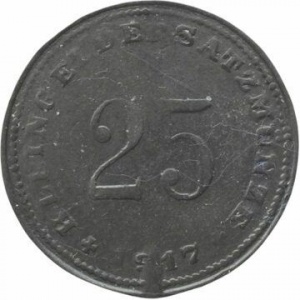 Deutschland (Notgeld) 25 Pfennig - Reverse