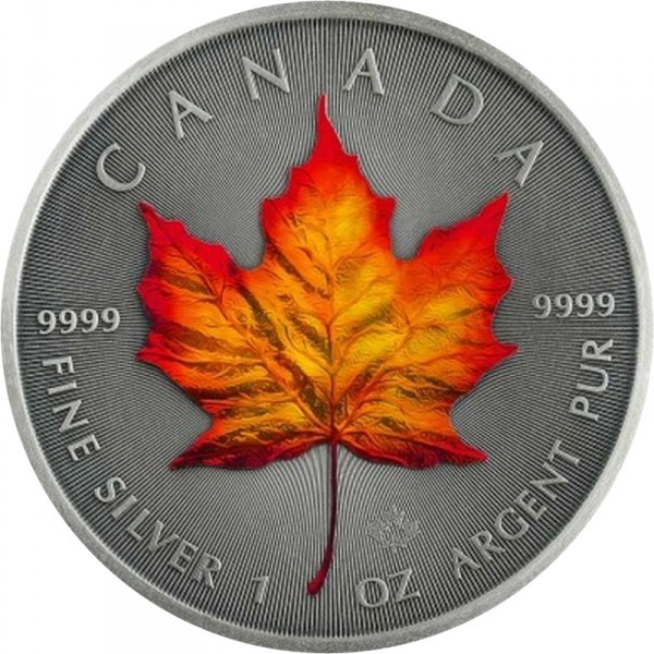 5 دولارات , كندا (Maple leaf, Four Seasons - Autumn)