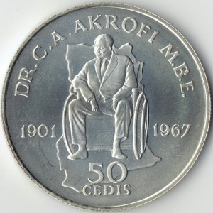 Гана 50 седи - Reverse