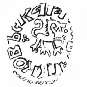 Pskov 1 denga - Reverse