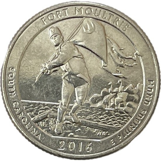 ¼ Dollar , USA (Fort Moultrie)