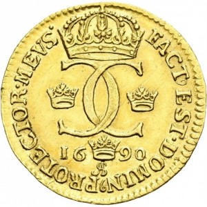 Schweden  1 Dukaten - Reverse