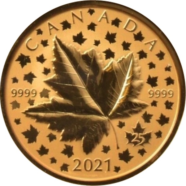 200 dollars , Canada (25th Anniversary - Maple Leaf as the National Arboreal Emblem of Canada)