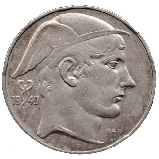 20 Franken , Belgien (Legende in französisch - "Belgique")
