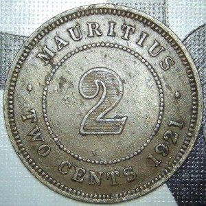 Mauritius 2 Cent - Reverse