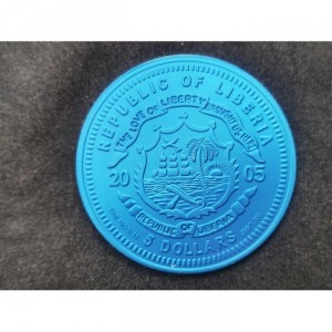 Libéria 5 dollars - Obverse