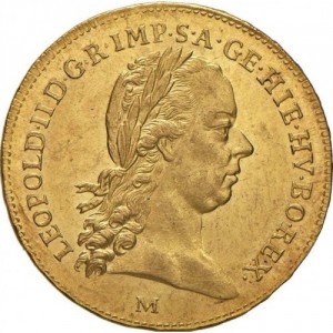 Milán ½ sovrano - Obverse
