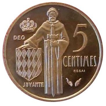 5 centime , Monaco (Probă)