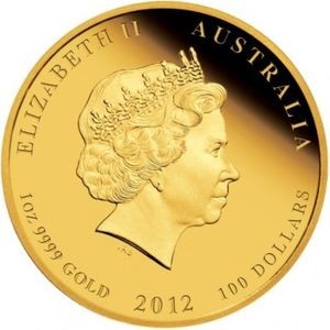 100 dollars , Australien (Drakens år, Färgad)