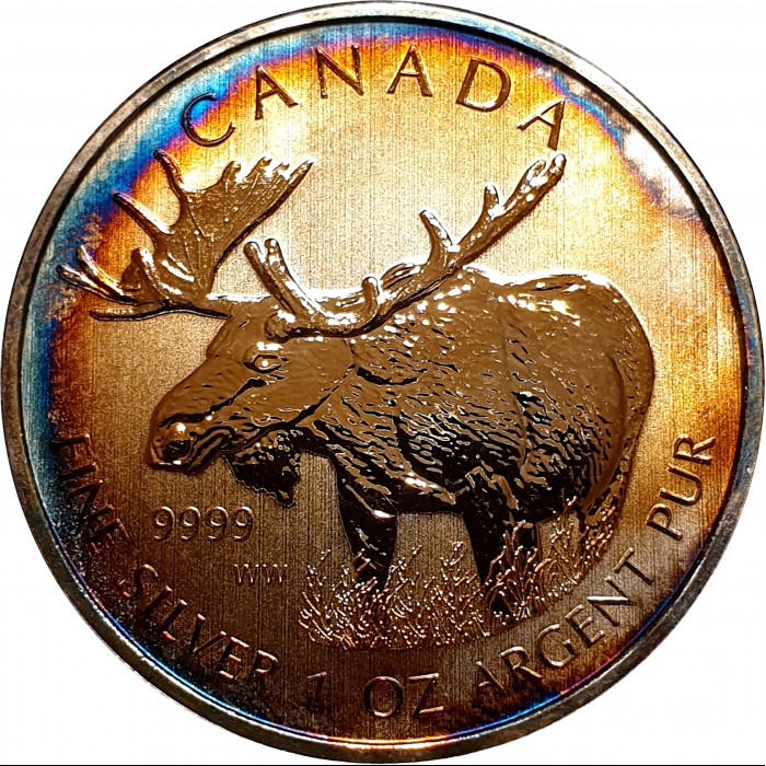 5 dollars , Canada (Canadian Wildlife - Moose)