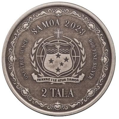2 tala , Samoa (Sirena Mare i Filla /Antiga/)