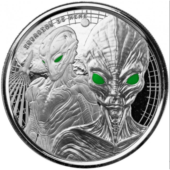 20 седи , Гана (Инопланетянин /Brilliant uncirculated/, Цветное покрытие)
