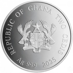 Гана 2 седи - Obverse