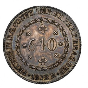Brasilien  640 Réis - Reverse