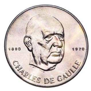 200 francs , Chad (10è aniversari de la Independència /De Gaulle/)