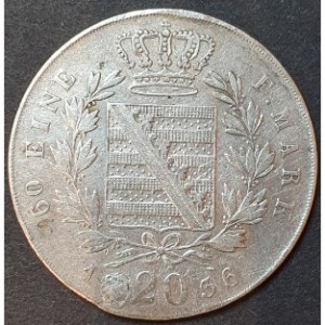 Sachsen-Coburg und Gotha 20 Kreuzer - Reverse