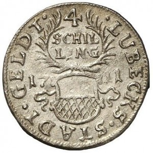Lübeck 4 Schilling - Reverse