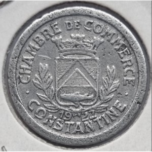 Algerien Notgeld 5 Centimes - Obverse