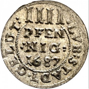 Lübeck 4 Pfennig - Reverse