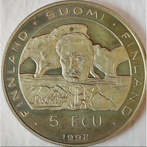 Finnland 5 ECU - Obverse