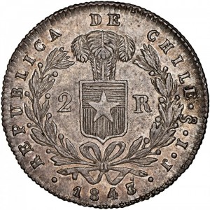 Chile 2 Reales - Obverse