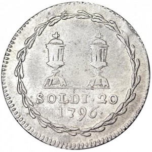 Mantua 20 Soldi - Reverse