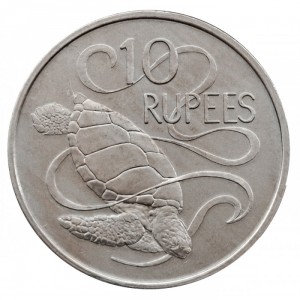 Seychellen 10 Rupien - Reverse