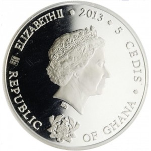 Гана 5 седи - Obverse