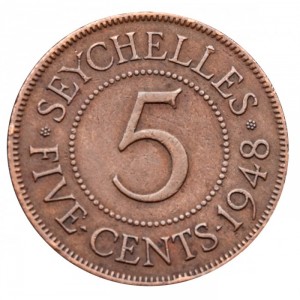 Seychellen 5 Cent - Reverse
