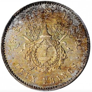 Kambodscha  2 Franken - Reverse