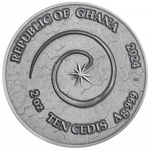 Гана 10 седи - Obverse