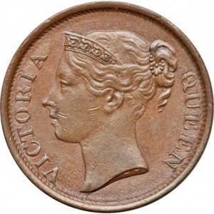 Průlivové osady ½ cent - Obverse