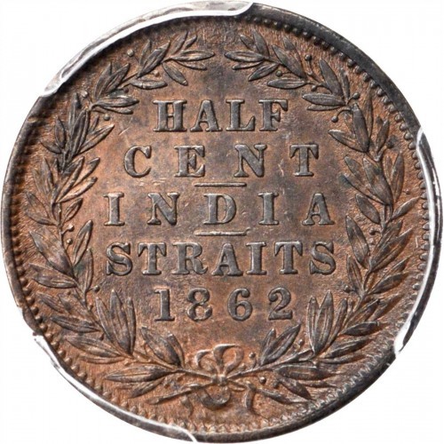 ½ cent , Průlivové osady