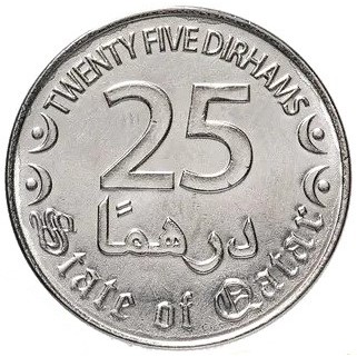 25 Dirham , Katar 