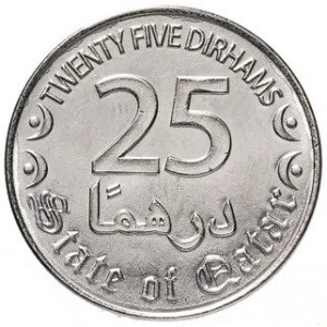 Katar  25 Dirham - Reverse