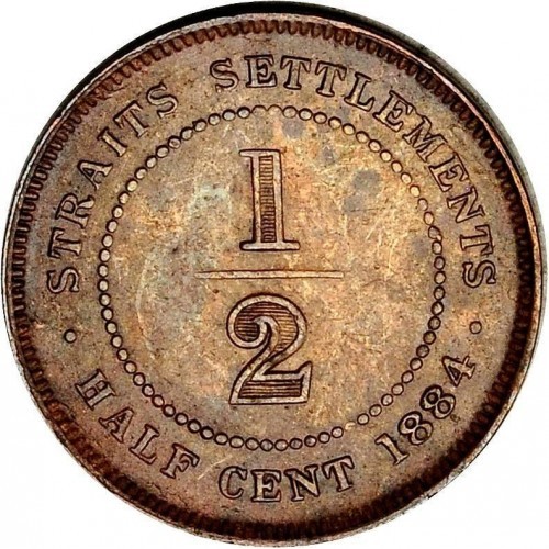 ½ cent , Průlivové osady