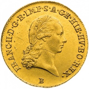 Österreichische Niederlande ½ Sovereign - Obverse