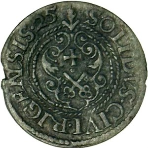 Schwedisch-Livland 1 Solidus - Reverse