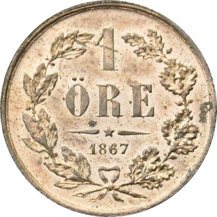 1 öre , Suècia