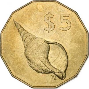 Cook Islands 5 Dollar - Reverse