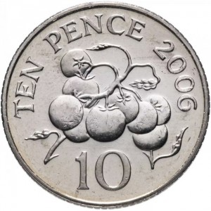Guernsey 10 Pence - Reverse