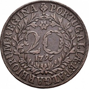 Azoren 20 Réis - Reverse
