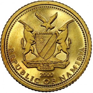 Namíbia 5 dollars - Obverse
