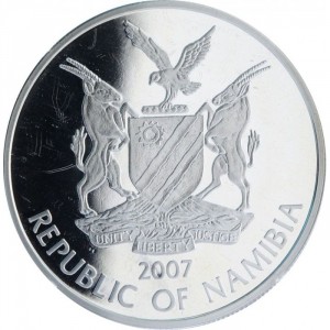Namíbia 10 dollars - Obverse